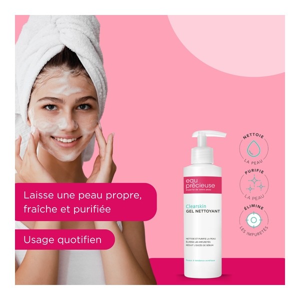 Eau Précieuse Clearskin gel nettoyant purifiant