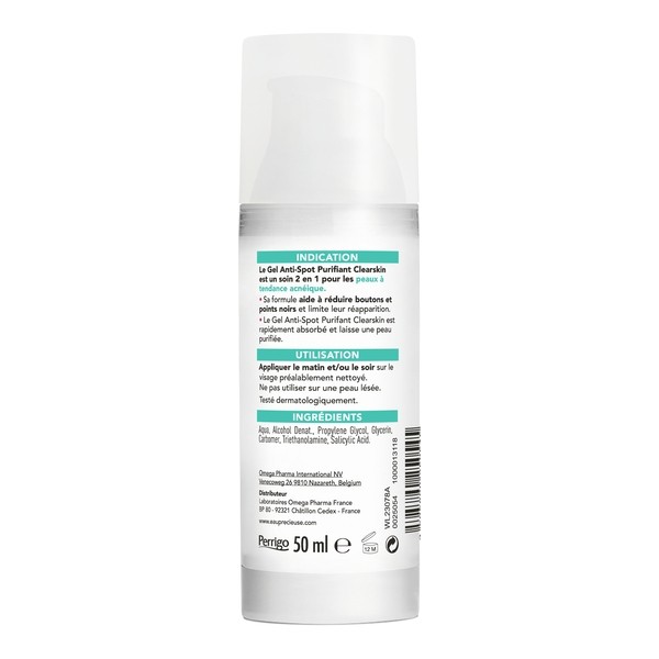 Eau Précieuse Clearskin Gel anti-spot purifiant