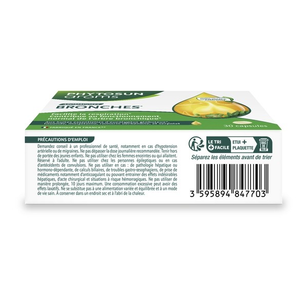 Phytosun Arôms Aromadoses bronches capsules