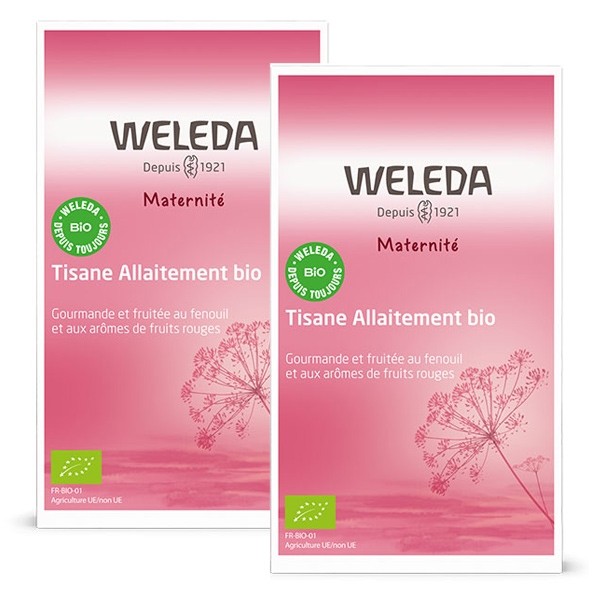 Weleda tisane d'allaitement arôme fruits rouges sachets