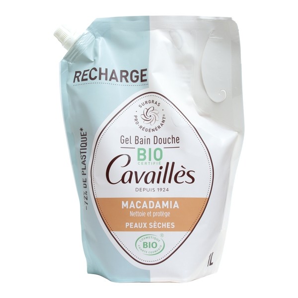 Cavaillès Gel bain douche à l'Huile de Macadamia Bio