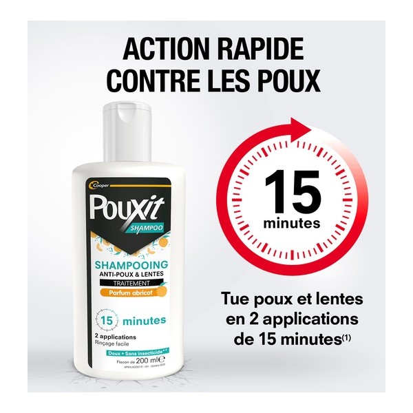 Pouxit shampoing anti poux et lentes