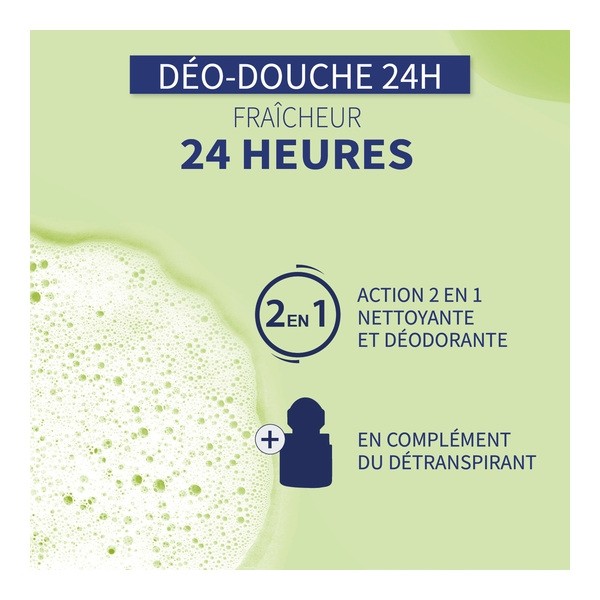 Etiaxil Déo-douche 24h Citron jaune et litsée