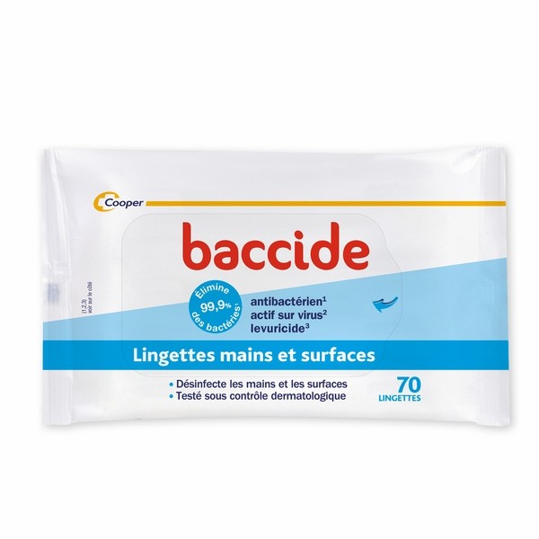Baccide lingettes désinfectantes