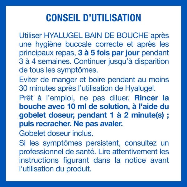 Hyalugel bain de bouche