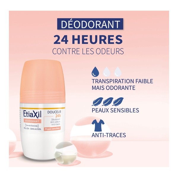 Etiaxil déodorant douceur 24h Roll-on