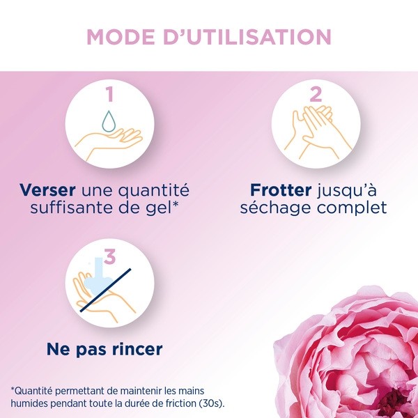 Baccide gel hydroalcoolique mains Pivoine