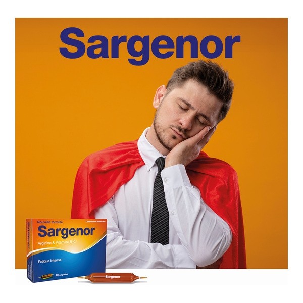 Sargenor Arginine et Vitamine B12 ampoules