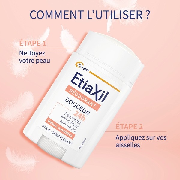 Etiaxil Déodorant Stick Douceur Sans Aluminium