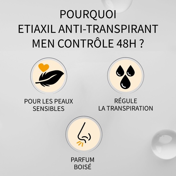 Etiaxil Homme déodorant anti transpirant 48h