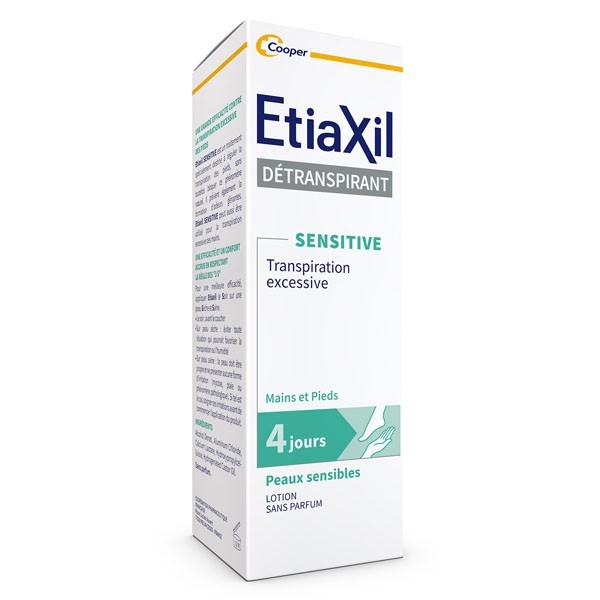 Etiaxil Pieds détranspirant peaux sensibles lotion