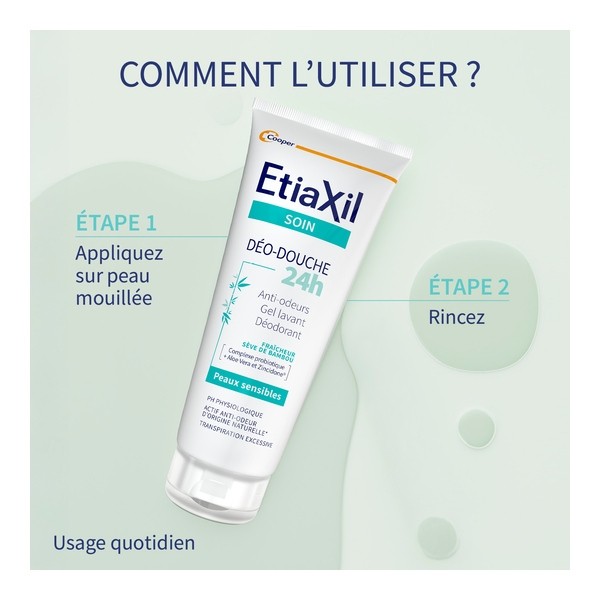 Etiaxil déo-douche 24h Sève de bambou
