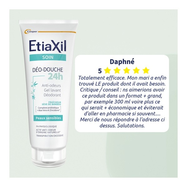 Etiaxil déo-douche 24h Sève de bambou
