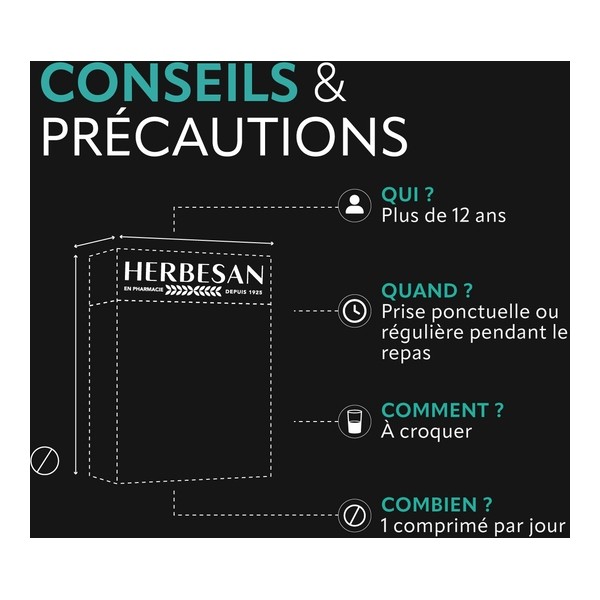 Herbesan Acidité Estomac Adoucid reflux à croquer