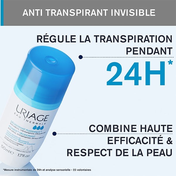 Uriage déodorant puissance 3