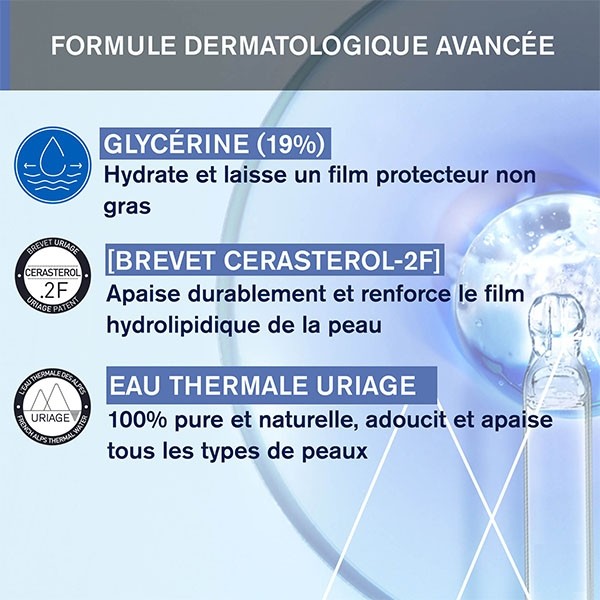 Uriage Bébé  Xémose C8+ 1ere huile lavante anti-grattage