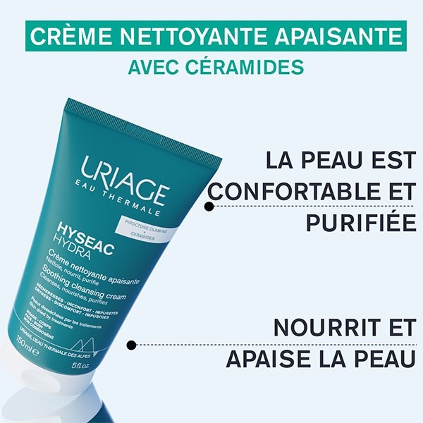 Uriage Hyséac Hydra crème nettoyante apaisante