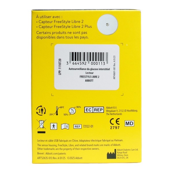 Freestyle Libre 2 Lecteur de glycémie