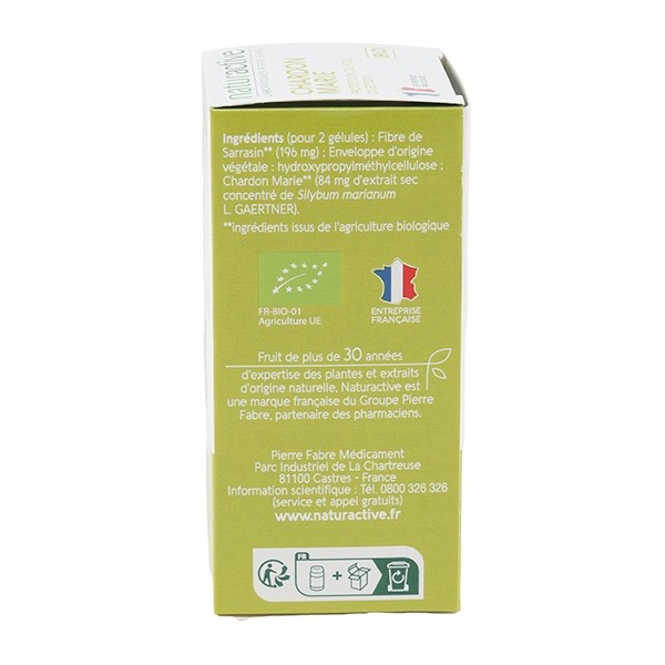 Naturactive chardon marie Bio gélules