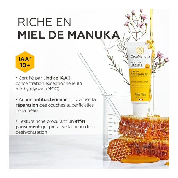 CicaManuka Crème réparatrice bio