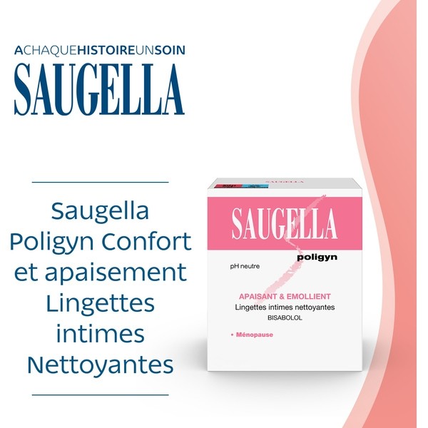 Saugella Poligyn Lingettes intimes sachets individuels