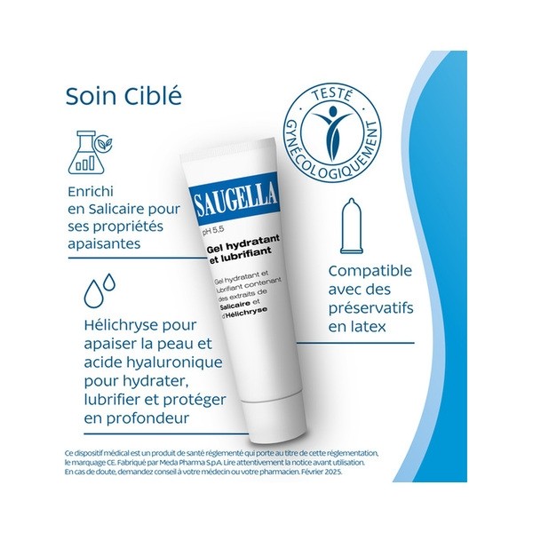 Saugella gel hydratant lubrifiant