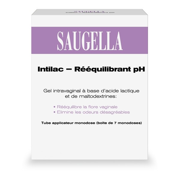 Saugella Intilac rééquilibrant pH gel intravaginal unidoses