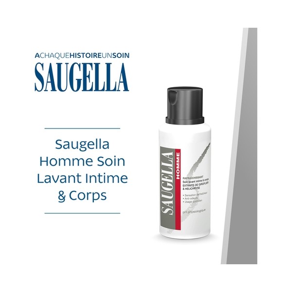 Saugella Homme Soin lavant intime et corps