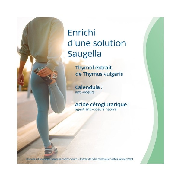 Saugella Cotton Touch Serviettes hygiéniques nuit