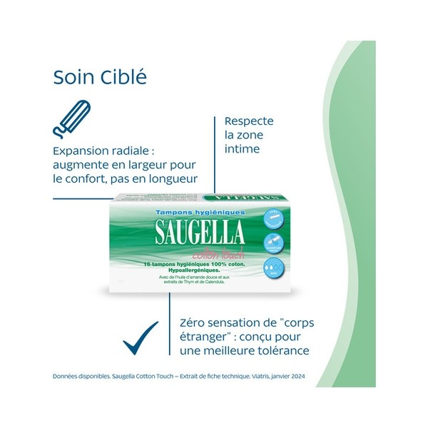 Saugella Cotton Touch Mini tampons
