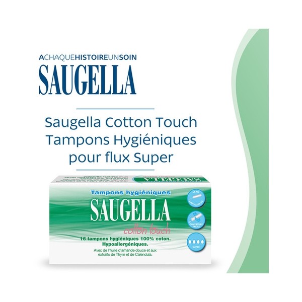 Saugella Cotton Touch Super tampons