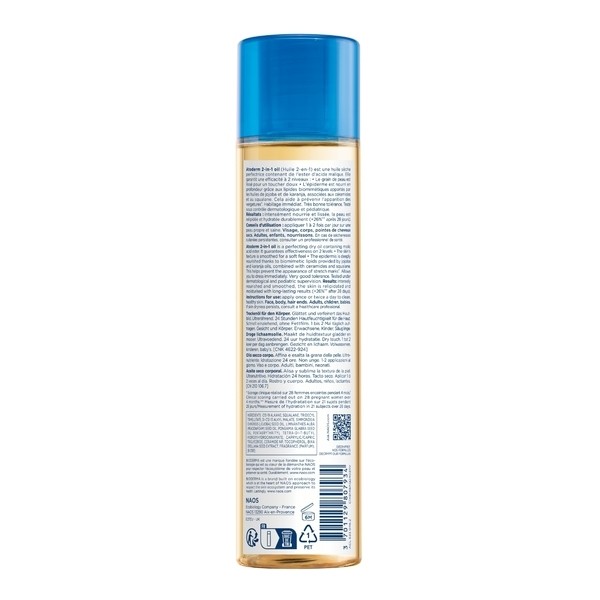 Bioderma Atoderm huile sèche corps 2 en 1