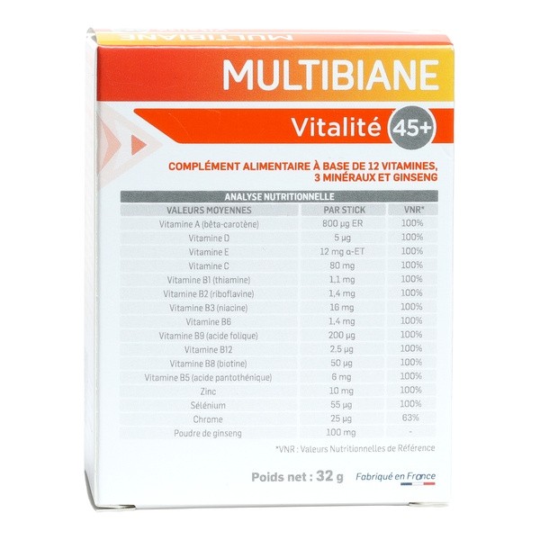 Pileje Multibiane Vitalité 45+ stick
