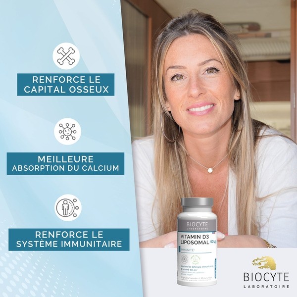 Biocyte Vitamin D3 Liposomal gélules