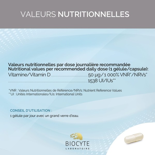 Biocyte Vitamin D3 Liposomal gélules