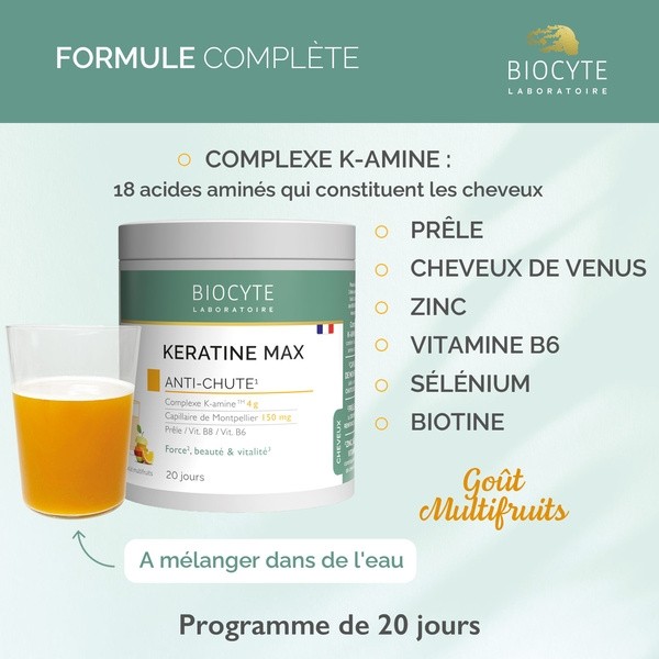 Biocyte Keratine Max anti-chute poudre