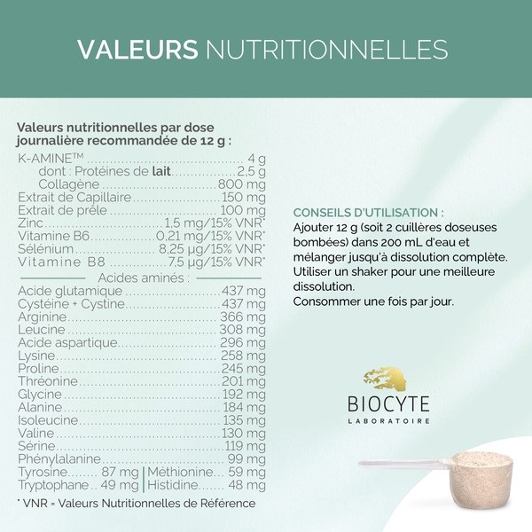 Biocyte Keratine Max anti-chute poudre