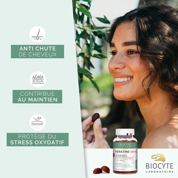 Biocyte Keratine 100 mg gummies