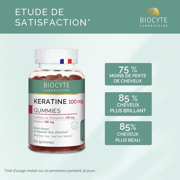 Biocyte Keratine 100 mg gummies