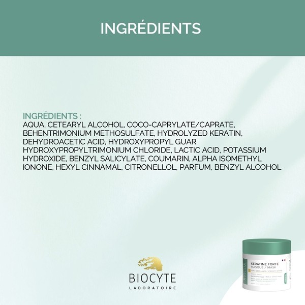 Biocyte Keratine Forte masque