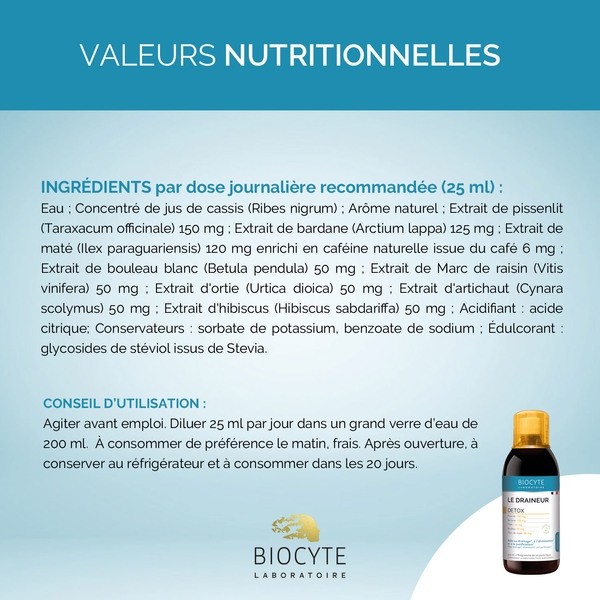 Biocyte le Draineur solution buvable