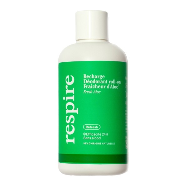 Respire Déodorant roll-on Fraîcheur d'Aloe