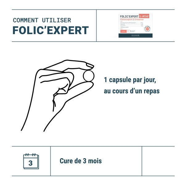 Folic'Expert 5-MTHF comprimés