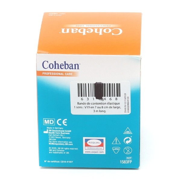 3M Coheban bande de contention cohésive 7 cm x 3 m