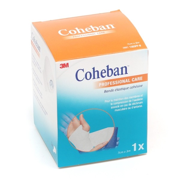 3M Coheban bande de contention cohésive 7 cm x 3 m