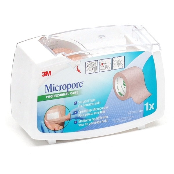 3M Micropore sparadrap chair avec dévidoir