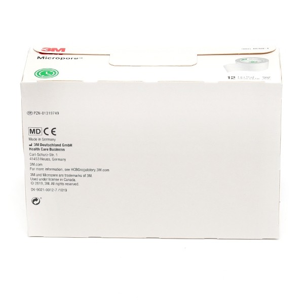 3M Micropore sparadrap blanc 2,5 cm x 9,14 m