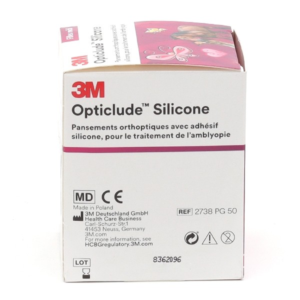 3M Opticlude Silicone pansement orthoptique x 50