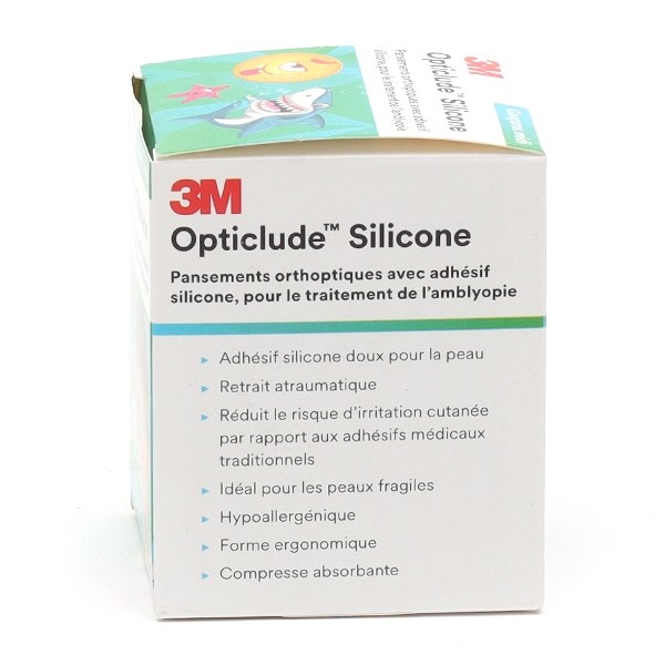 3M Opticlude Silicone pansement orthoptique x 50