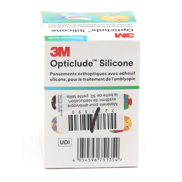 3M Opticlude Silicone pansement orthoptique x 50